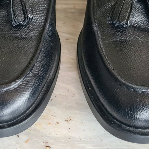 Loafers Fratelli Rossetti size 41 like new, black leather
