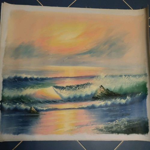 Oil painting on canvas like new, sea 50x60