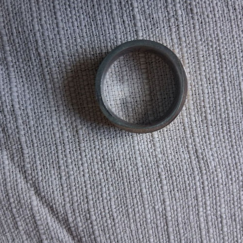 Steel ring silver and gold color like new