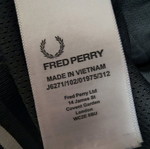 Fred Perry Polyester Jacket used, size Medium, blue