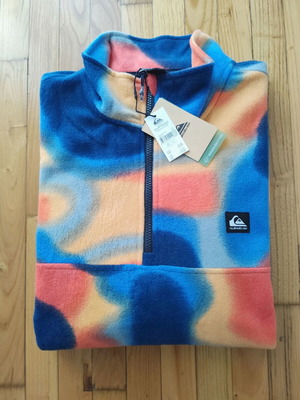 Quiksilver Surf Days Polar Fleece Half Zip Fleece Jacket New XXL