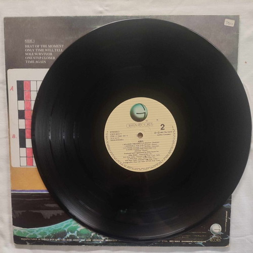 Asia vinyl record used, rock, 1982