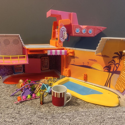 Polly Pocket So Hip Cruise Ship Mattel J1680 vintage, used