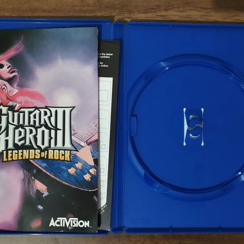 Guitar Hero 3 PS2 case like new with manual without CD