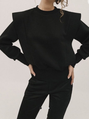 Блуза Edward Jeans нова, размер medium, черна