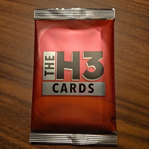 The H3 Podcast Trading Cards Booster Pack 3A new