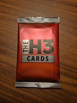 The H3 Podcast Trading Cards Booster Pack 3A new