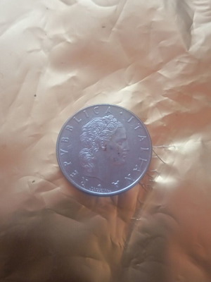 Italy 50 Lire 1975 R coin like new