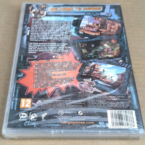 Chaos On Deponia PC DVD-ROM sealed