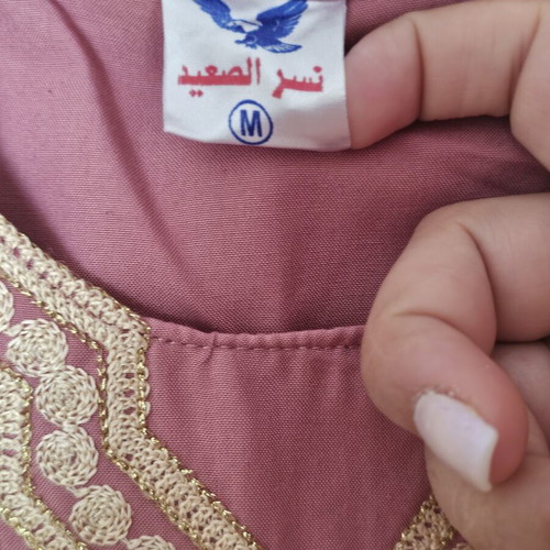 Kaftan cotton pink, new, size L