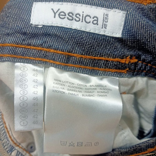 Yessica denim skirt, 100% cotton, size 42