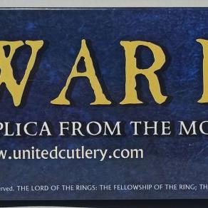Sauron War Banner Lord of the Rings new, 55" prop replica