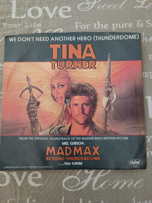 Lp Tina Turner We Dont Need Another Hero 45αρι μεταχειρισμένο Mad Max soundtrack