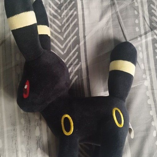 Pokemon Umbreon Plush Mofugutto Banpresto μεταχειρισμένο με ελαφριά ζημιά στην ουρά
