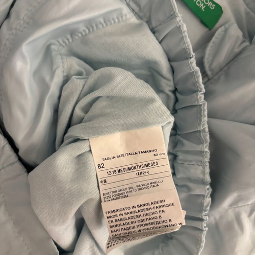 Benetton thin waterproof jacket 12-18 months like new