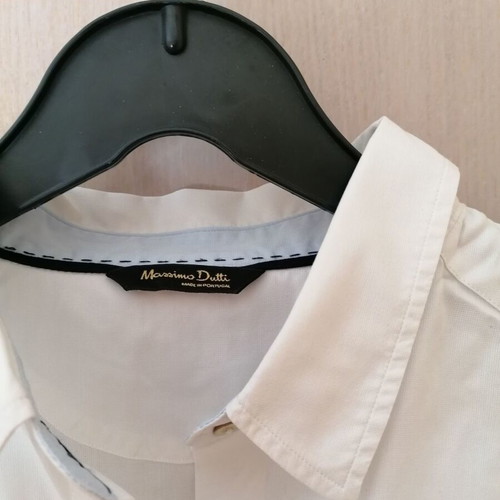Massimo Dutti women's shirt L/XL new, cotton, white