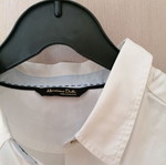 Massimo Dutti women's shirt L/XL new, cotton, white