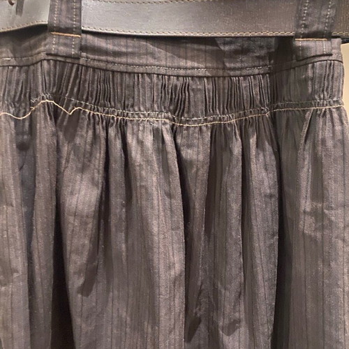 Brown mini skirt with leather belt S used