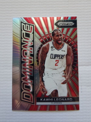 Insert κάρτα Kawhi Leonard Panini-Prizm 2023-24 Dominance Silver