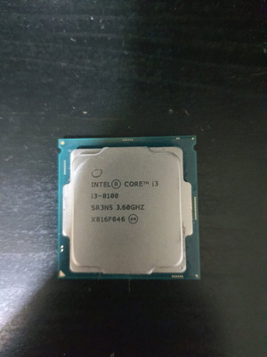 Intel Core i3 8100 3.60GHz 1151 like new