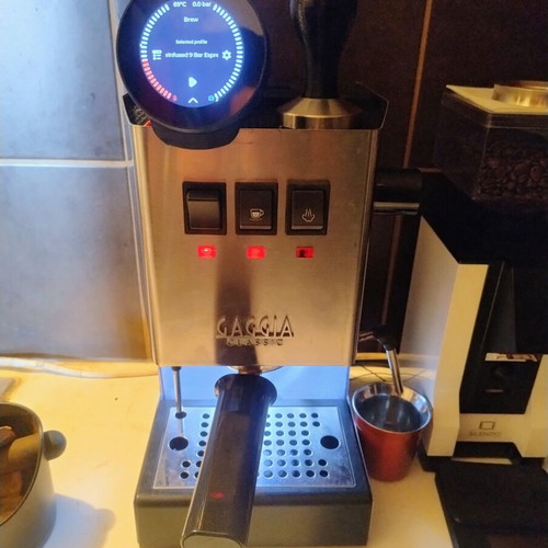 Gaggia Classic Pro with GaggiMate Pro refurbished espresso machine
