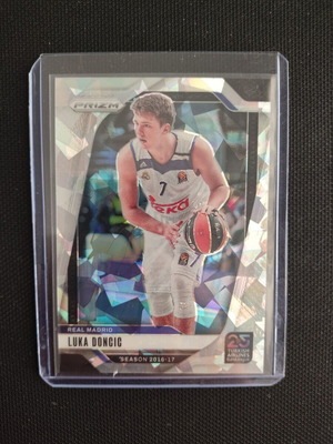 2024-25 Panini Prizm EuroLeague Luka Doncic Cracked Ice Prizm card like new