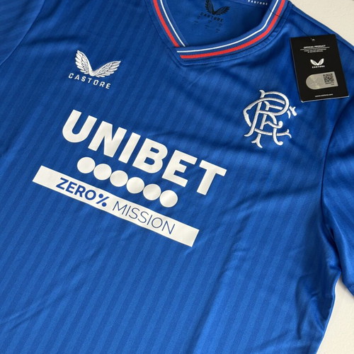 Rangers FC 2023/24 Home Jersey, Castore replica