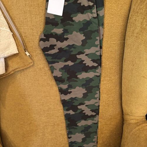 Marks & Spencer Kids Khaki Leggings new, elastic cotton, size 158 cm
