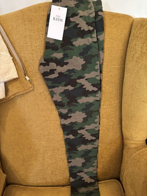 Marks & Spencer Kids Khaki Leggings new, elastic cotton, size 158 cm