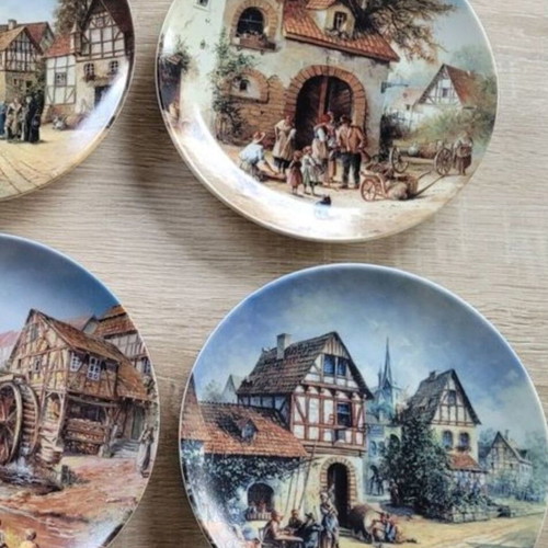 Bradex Wall Plate Collection. Reichenbach, fine porcelain Germany 92'-93'