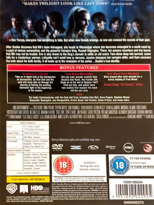 True Blood The Complete Third Season DVD μεταχειρισμένο, σετ 5 δίσκων