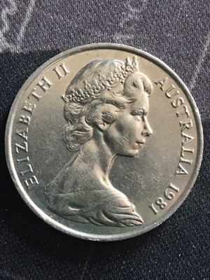 Australia 20 Cents 1981 coin like new