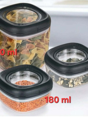 Tupperware Krystal Twist airtight containers set