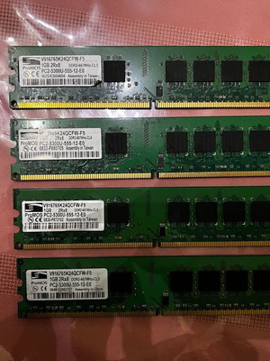 Ram DDR2 4x1GB ProMOS v916765k24qcfw-f5 σαν καινούργιο