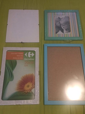 Photo frames new unused, pack of 4