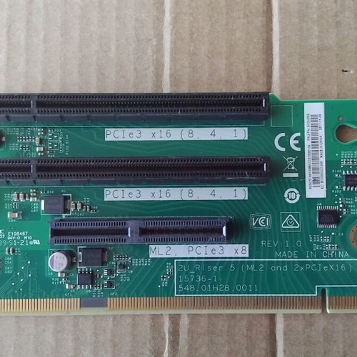 Lenovo 2U Riser 5 ML2x8 and 2xPCI-E x16 like new