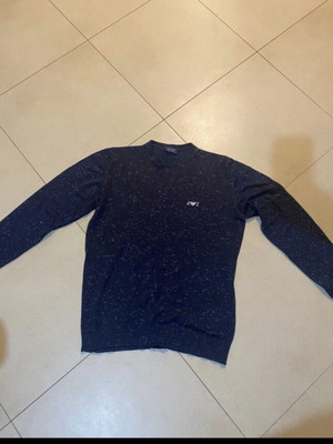 Armani Jeans black sweater like new, size L