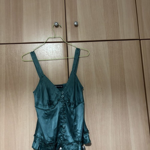 Satin top BSB like new, emerald, size small