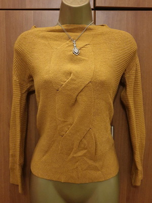 Ladies mustard jumper used, size S/M