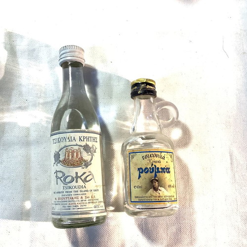 Raki used, set of 6 different miniatures
