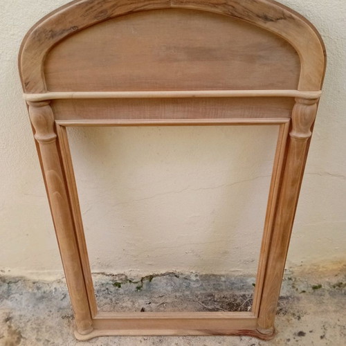 Mirror frame new, solid Greek walnut, 105×65 cm