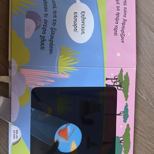 Goodnight Frog Children's Book with Magic Flashlight, like new