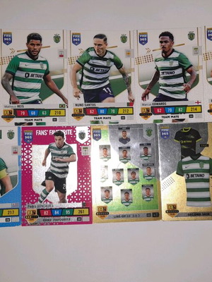 Κάρτες Sporting CP FIFA 365 Andrenalyn 2023 μεταχειρισμένες, 13 τεμάχια