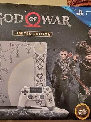 Sony PlayStation 4 Pro 1TB Limited Edition console used with God of War