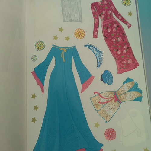 Children's activity book with coloring models and 160 stickers