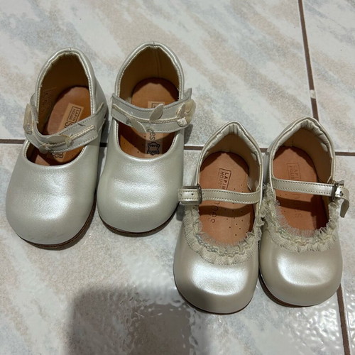 new anatomical baptismal shoes lapin house for little girl size 19 & 21