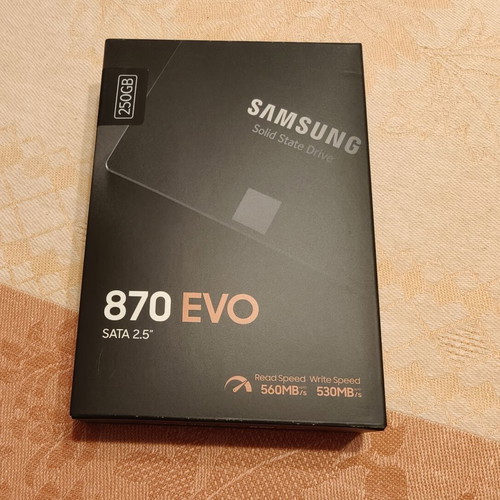 Samsung 870 Evo 250GB SATA3 2.5in SSD sealed