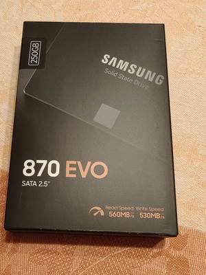 Samsung 870 Evo 250GB SATA3 2.5in SSD sealed