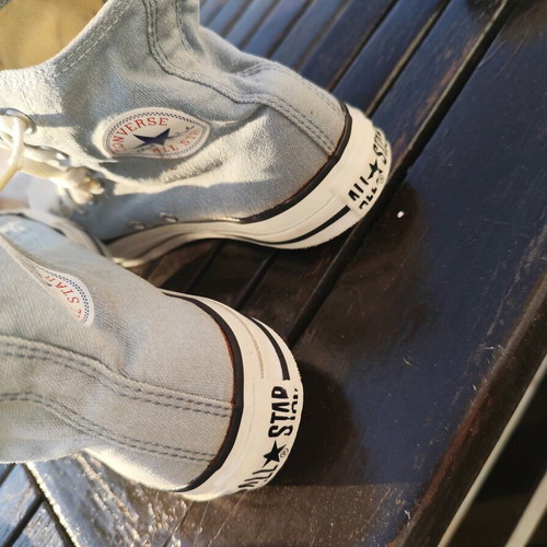 Converse All Star boots light blue like new, size 36.5