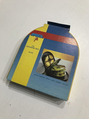 Σκληρή θήκη για μεταφορά 10 CD ή DVD